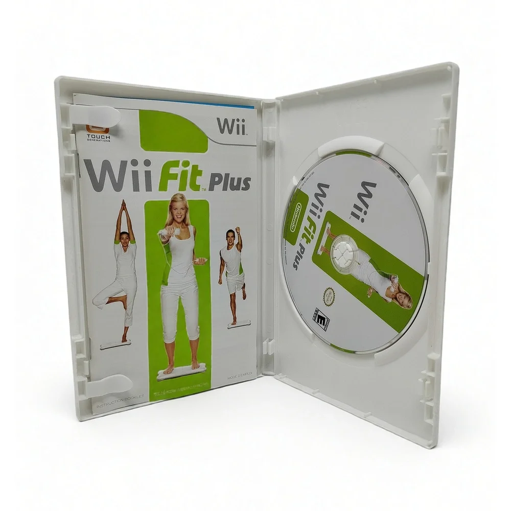 Nintendo Wii Fit Plus Game CIB Complete w/ Manual Exercise Fitness RVL-RFPE-USZ